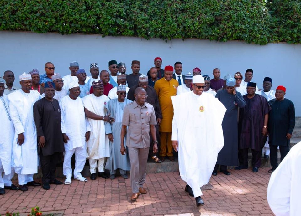Oshiomhole-and-Buhari-at-meeting-photo