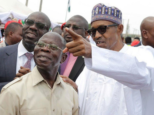 President Buhari, Adams Oshiomhole